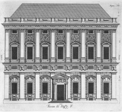 Design for the Royal Palace of Caserta, 1756 by Luigi Vanvitelli